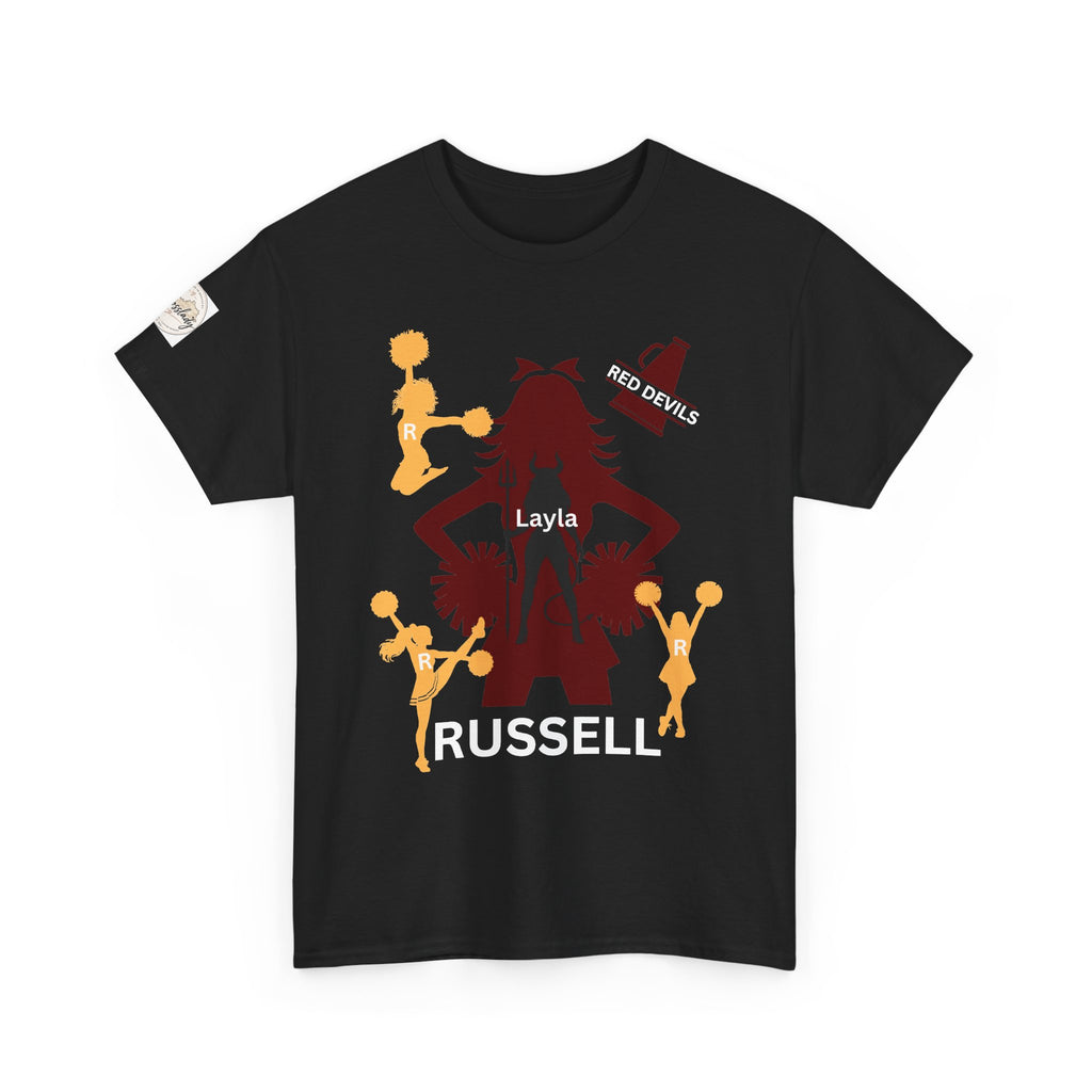 Cheer Dad T-Shirt — Pom Pom Cheerleader Silhouette Tee