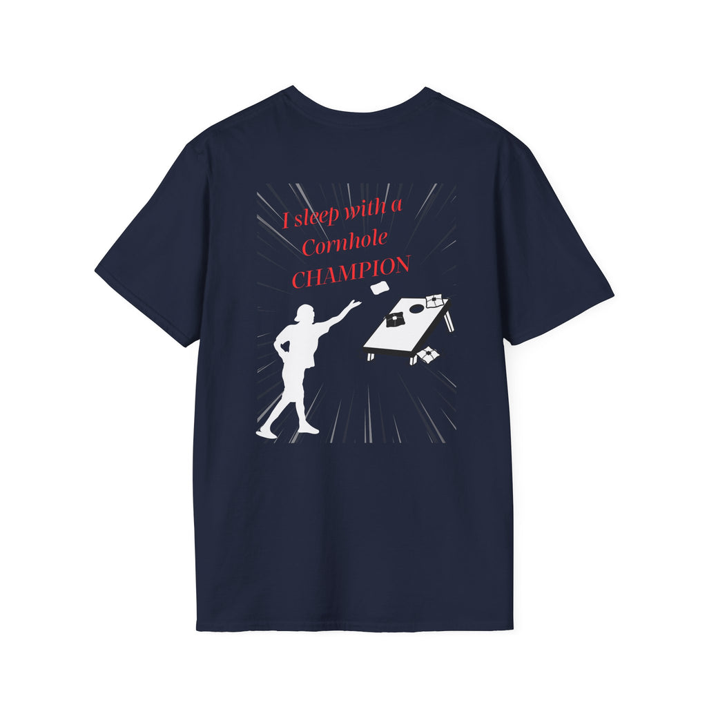Cornhole Couples T‑Shirt – “Your Hole, My Goal” Funny Corn Toss Tee