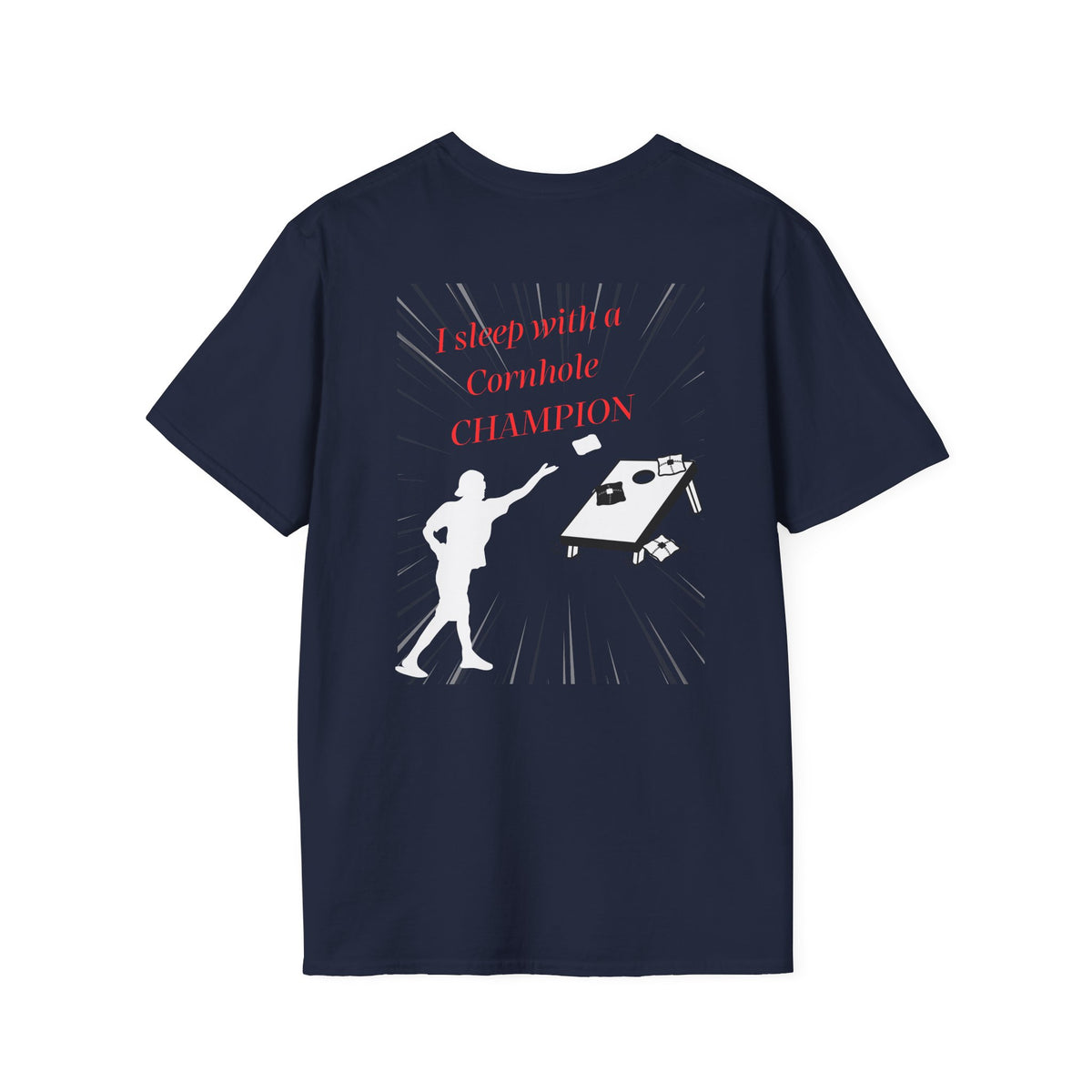 Cornhole Couples T‑Shirt – “Your Hole, My Goal” Funny Corn Toss Tee
