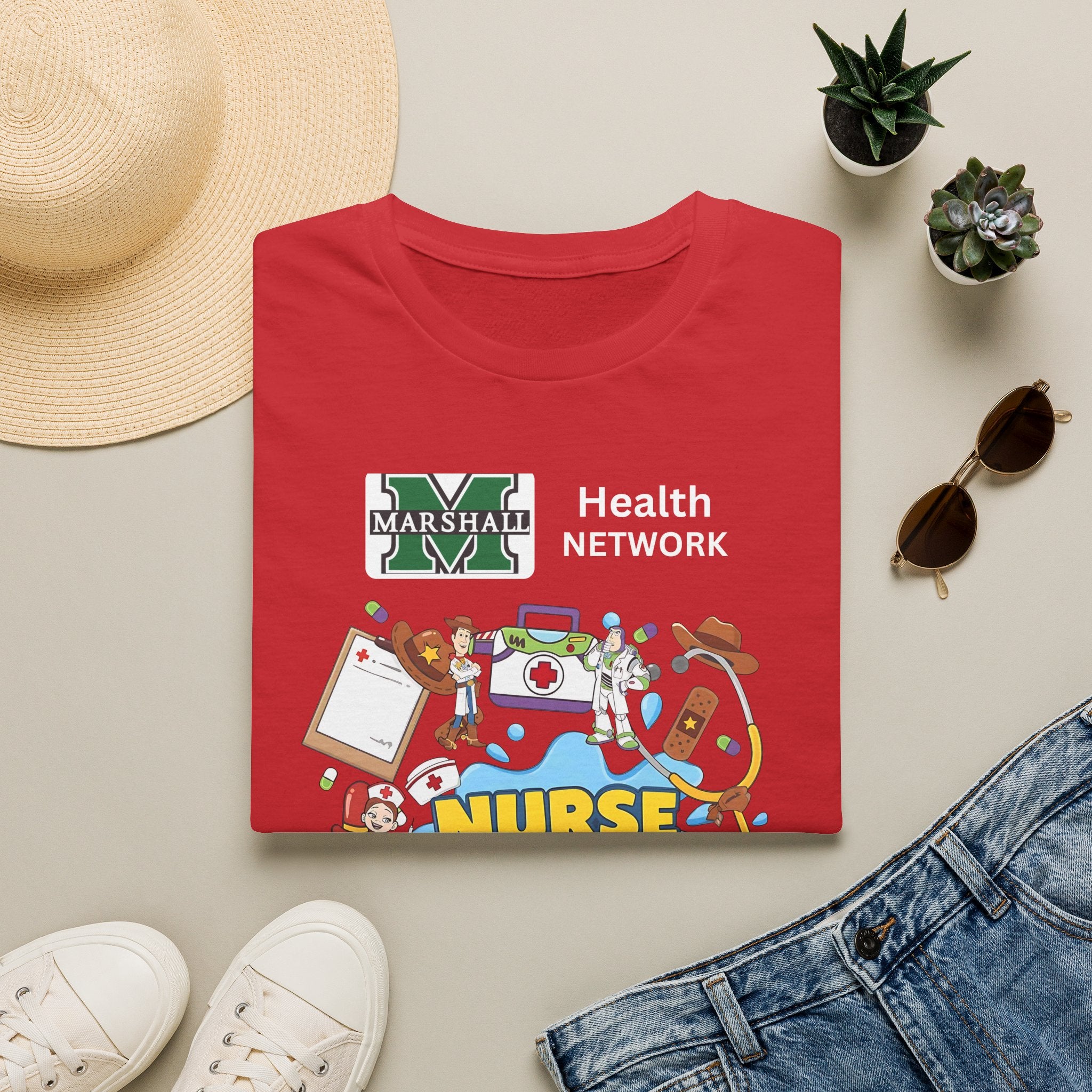 Nurse Story Graphic T‑Shirt — Marshall University School Nurse Gift