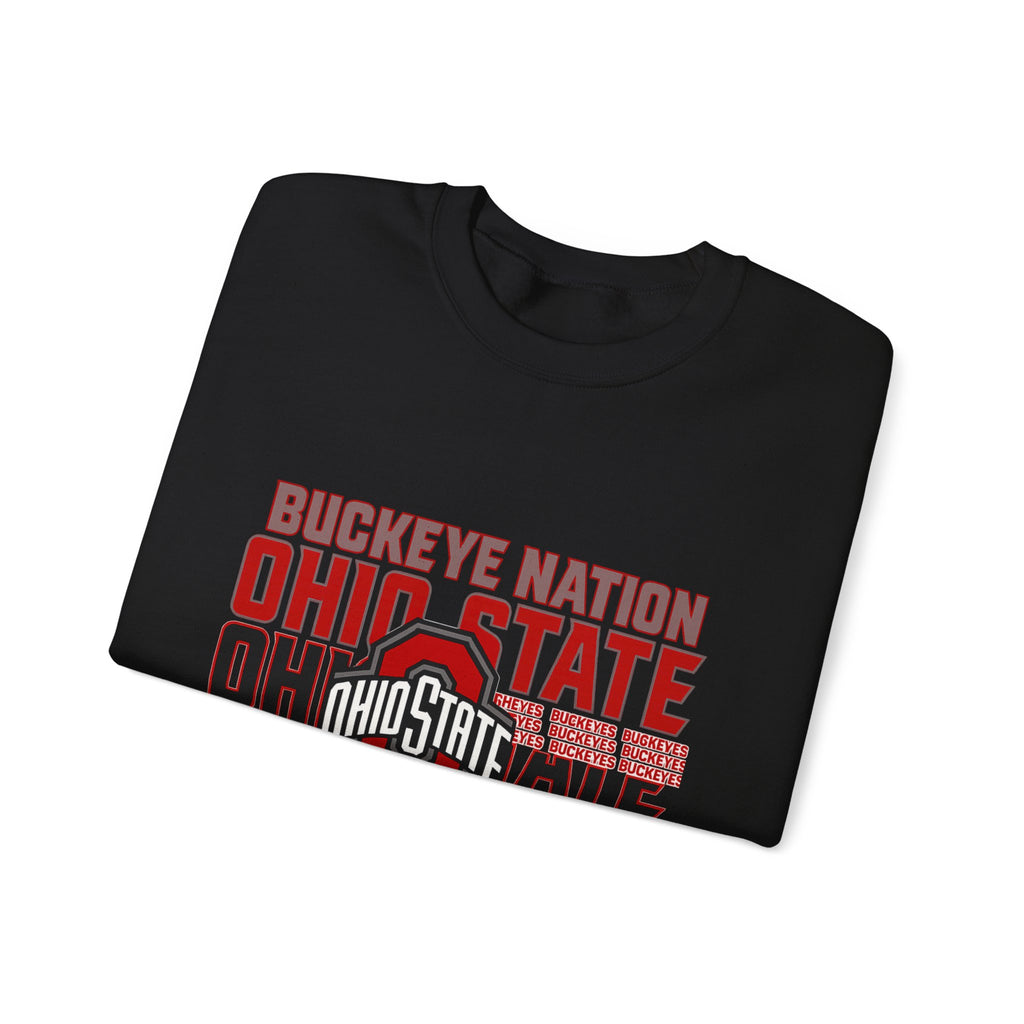Ohio State Buckeyes Crewneck Sweatshirt – Buckeye Nation National Champions Design