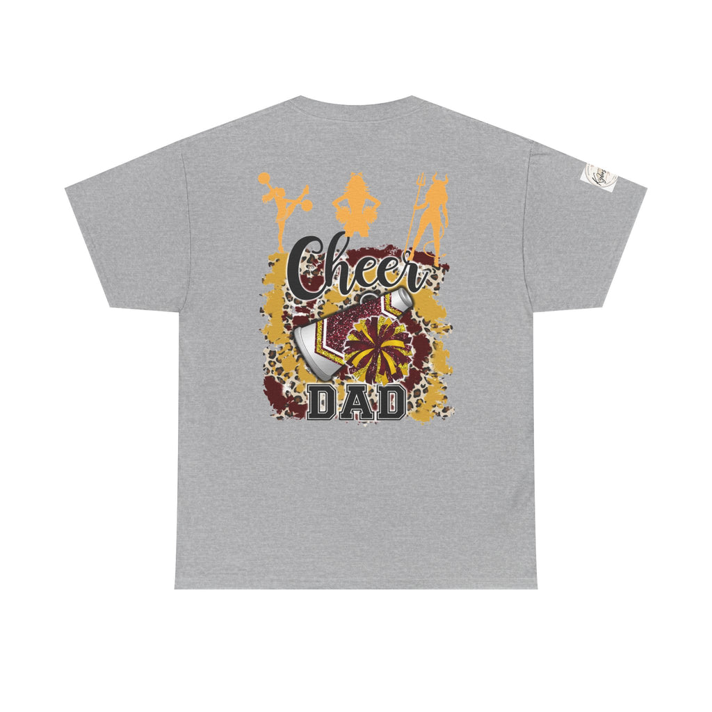 Cheer Dad T-Shirt — Pom Pom Cheerleader Silhouette Tee