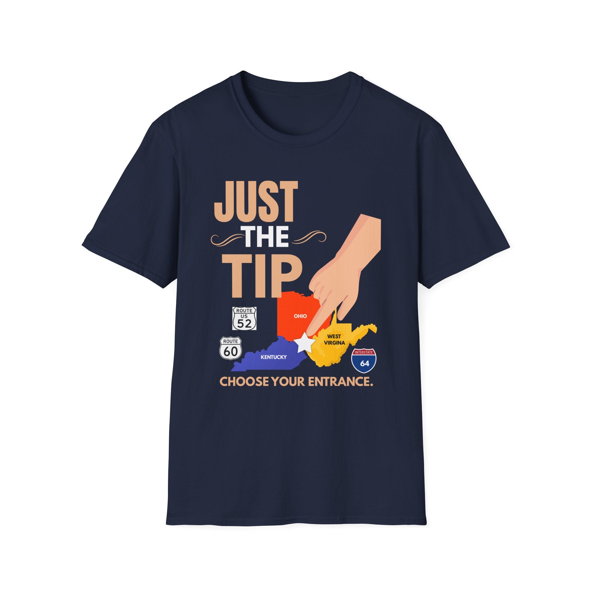 Just The Tip T-Shirt — Funny Gaming Dice & Tabletop RPG Tee