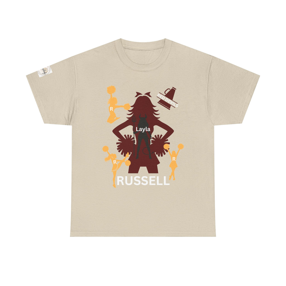 Cheer Dad T-Shirt — Pom Pom Cheerleader Silhouette Tee