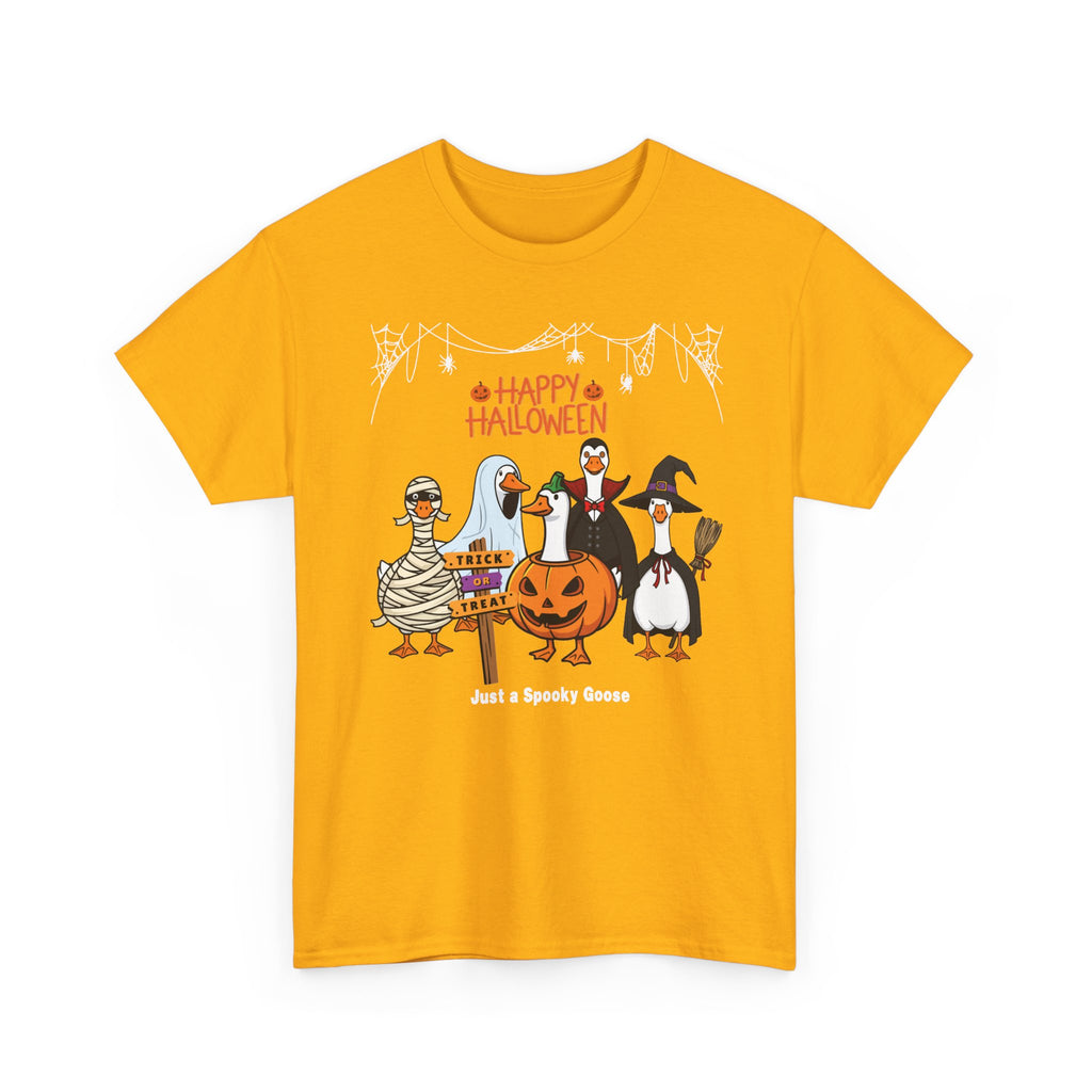 Halloween Goose T-Shirt — "Just a Spooky Goose" Cute Costume Graphic Tee