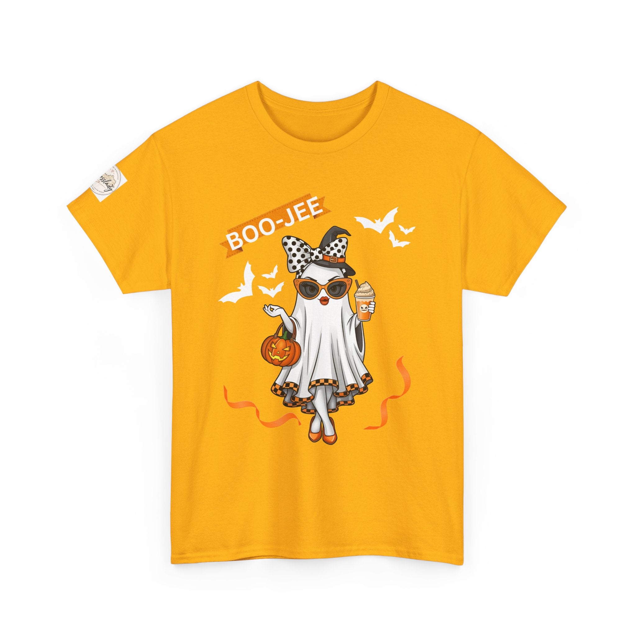 Halloween Ghost Girl Tee — "Boo-tiful" Trick-or-Treat Shirt