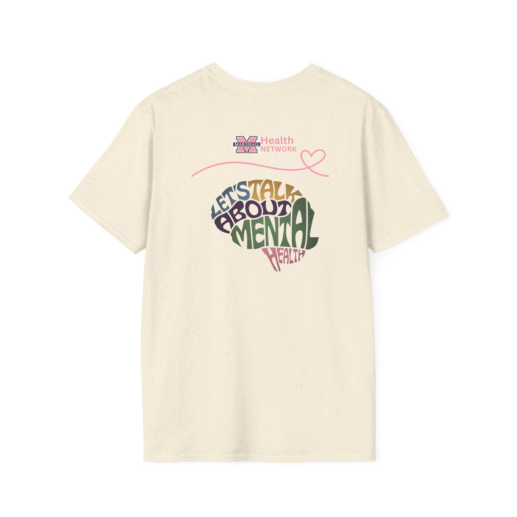 Mental Health Awareness T-Shirt — Floral Brain Design