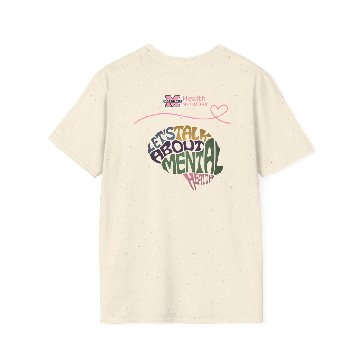 Mental Health Awareness T-Shirt — Floral Brain Design