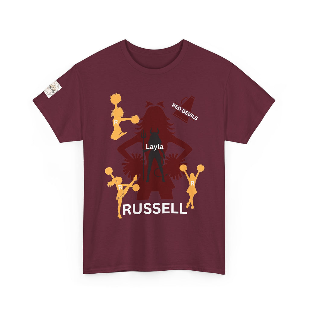 Cheer Dad T-Shirt — Pom Pom Cheerleader Silhouette Tee