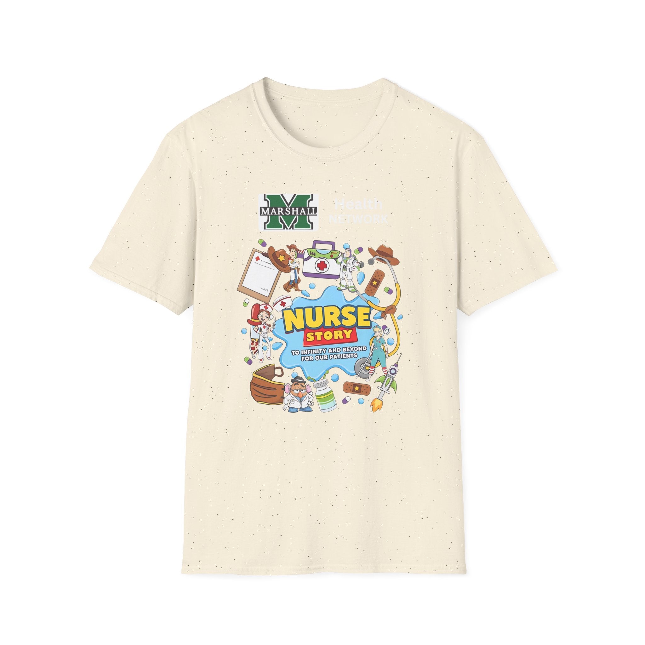 Nurse Story Graphic T‑Shirt — Marshall University School Nurse Gift
