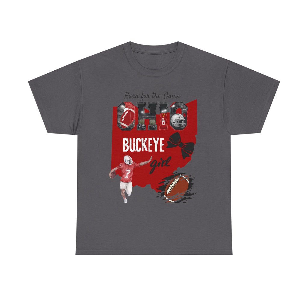 Buckeye Girl Tee — Ohio Football Born for the Game