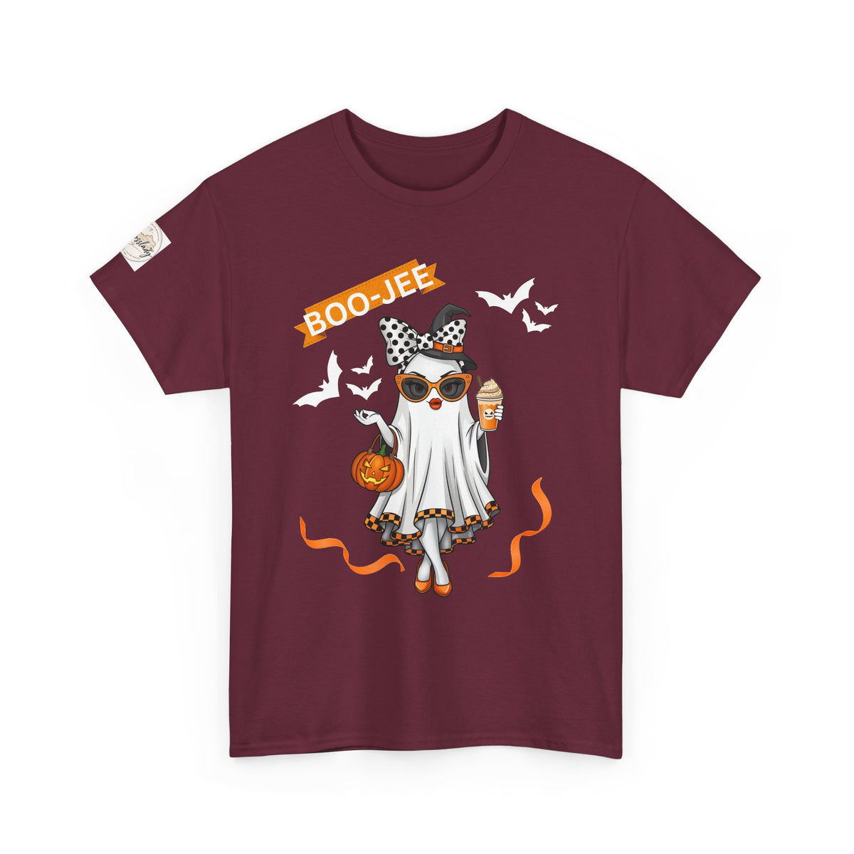 Halloween Ghost Girl Tee — "Boo-tiful" Trick-or-Treat Shirt