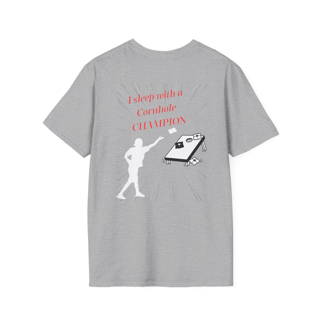 Cornhole Couples T‑Shirt – “Your Hole, My Goal” Funny Corn Toss Tee