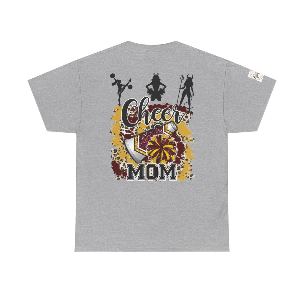 Cheer Mom T-Shirt — Personalized Layla Pom Squad Cheerleading Tee
