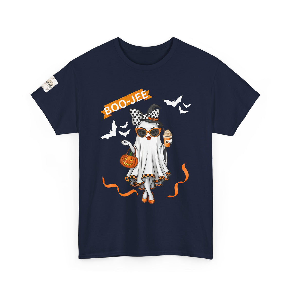 Halloween Ghost Girl Tee — "Boo-tiful" Trick-or-Treat Shirt