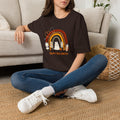 Halloween Rainbow T-Shirt — Cute Candy Corn & Ghosts "Happy Halloween" Tee