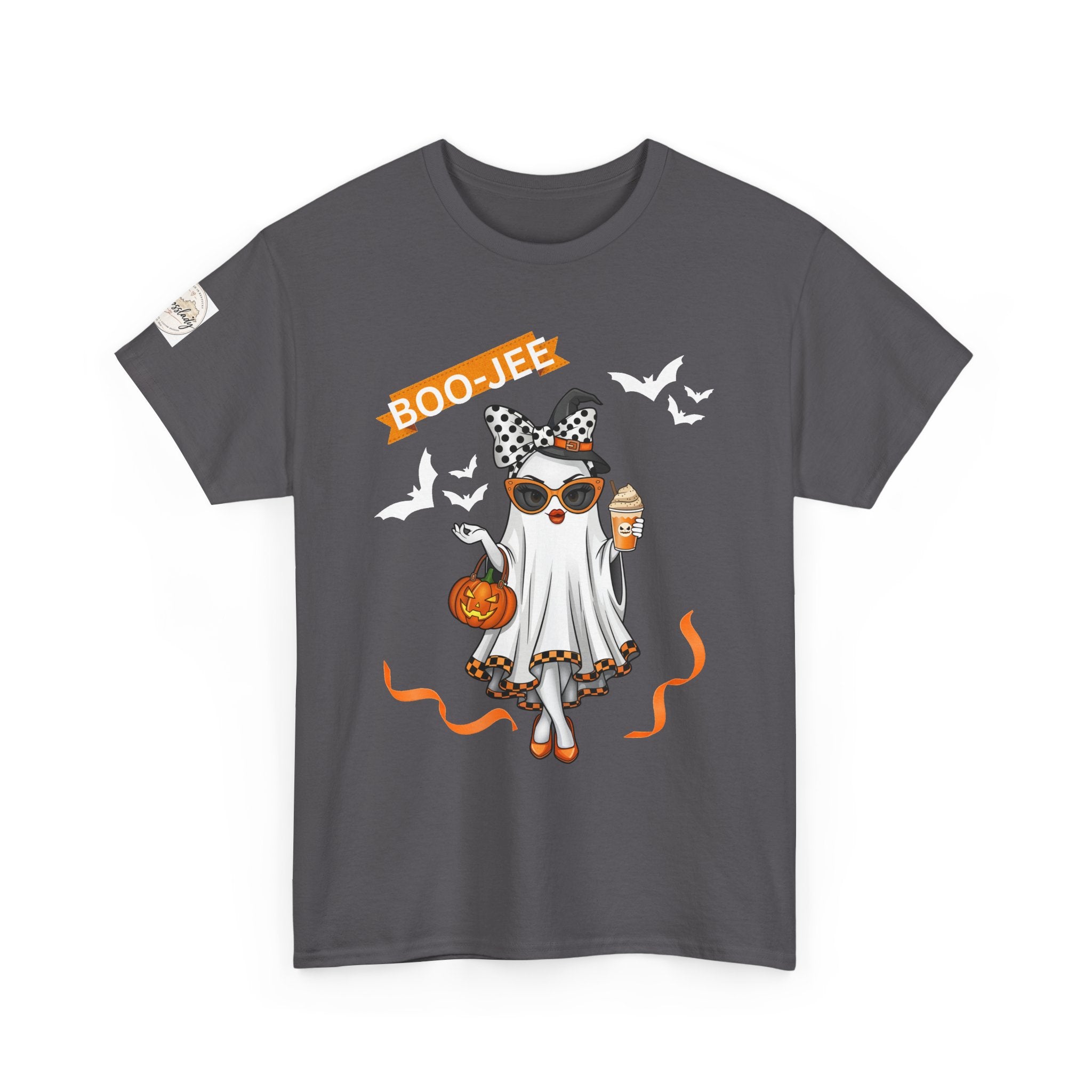 Halloween Ghost Girl Tee — "Boo-tiful" Trick-or-Treat Shirt