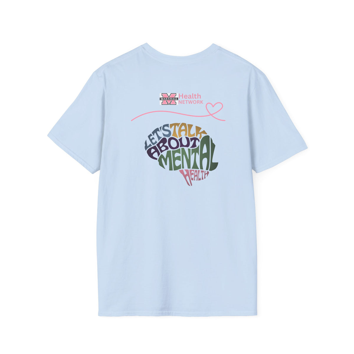 Mental Health Awareness T-Shirt — Floral Brain Design