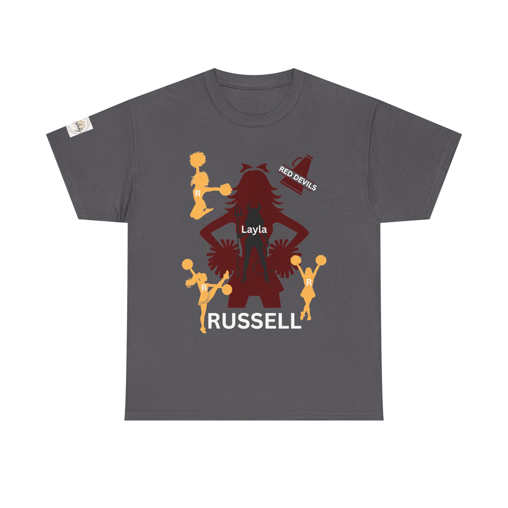 Cheer Dad T-Shirt — Pom Pom Cheerleader Silhouette Tee