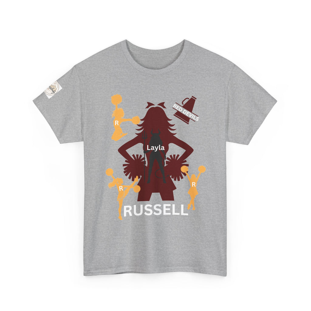 Cheer Dad T-Shirt — Pom Pom Cheerleader Silhouette Tee