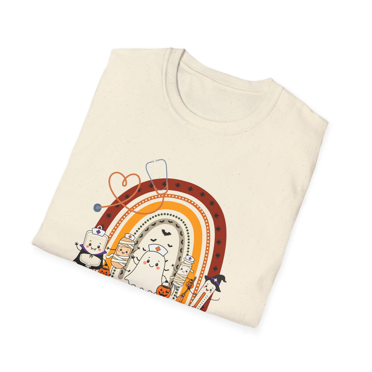 Halloween Rainbow Cats T-Shirt – Cute "Happy Halloween" Cat Costume Tee