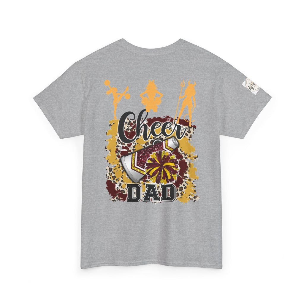 Cheer Dad T-Shirt — Pom Pom Cheerleader Silhouette Tee