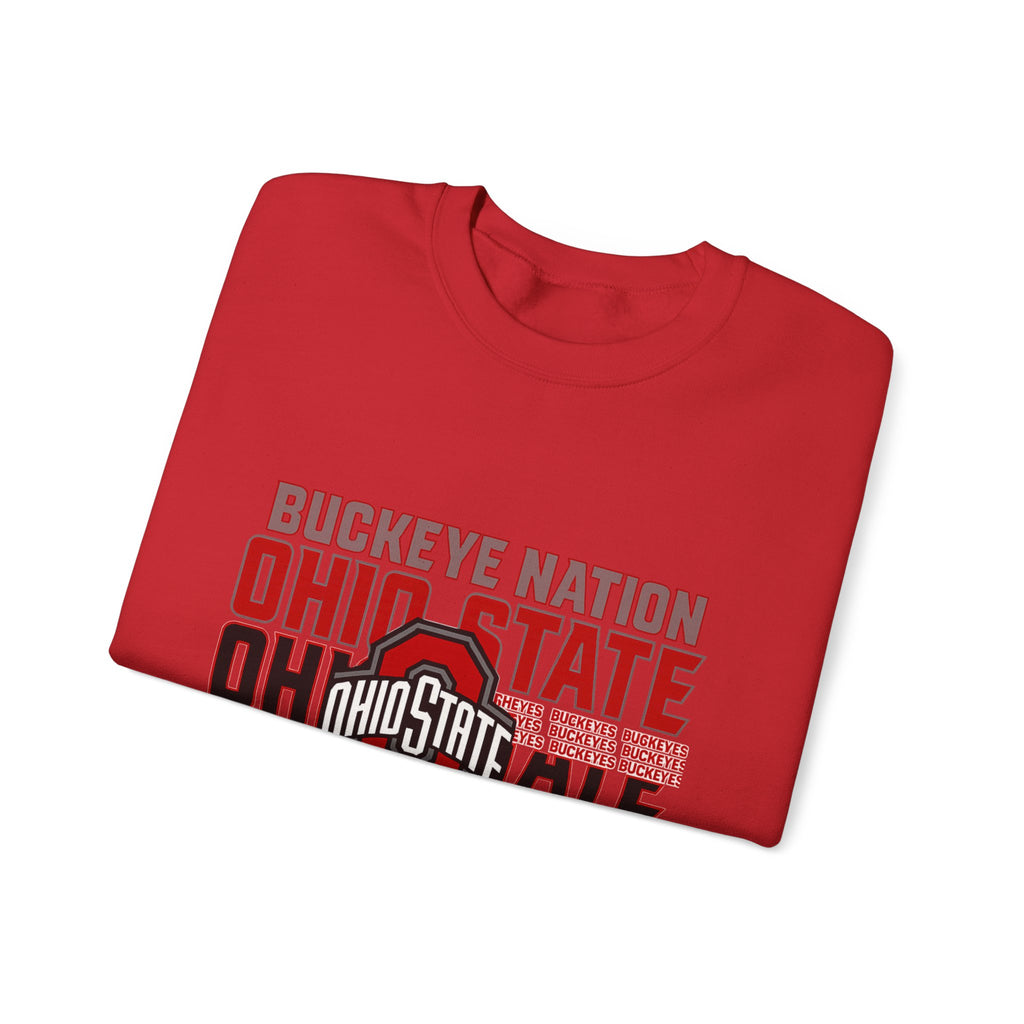 Ohio State Buckeyes Crewneck Sweatshirt – Buckeye Nation National Champions Design