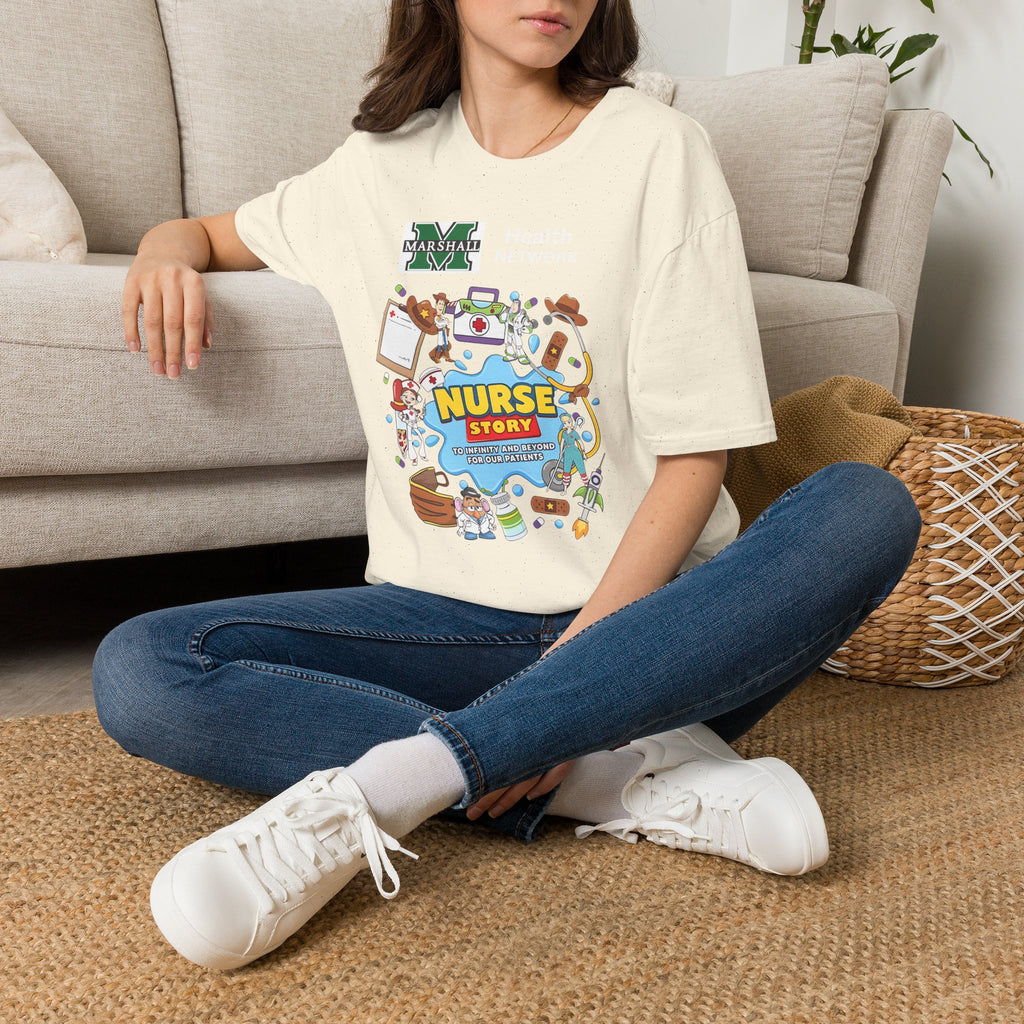 Nurse Story Graphic T‑Shirt — Marshall University School Nurse Gift