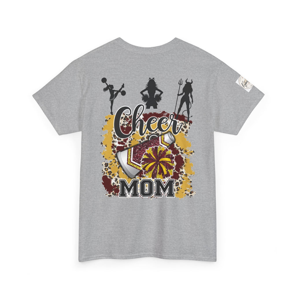 Cheer Mom T-Shirt — Personalized Layla Pom Squad Cheerleading Tee