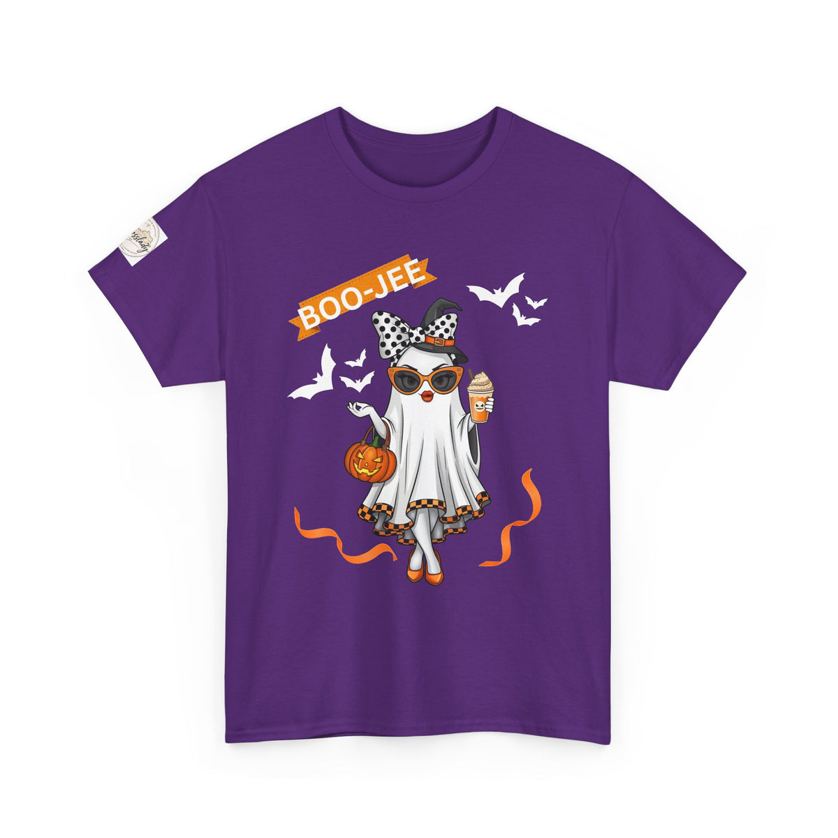 Halloween Ghost Girl Tee — "Boo-tiful" Trick-or-Treat Shirt