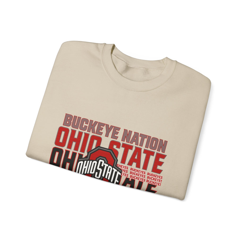 Ohio State Buckeyes Crewneck Sweatshirt – Buckeye Nation National Champions Design