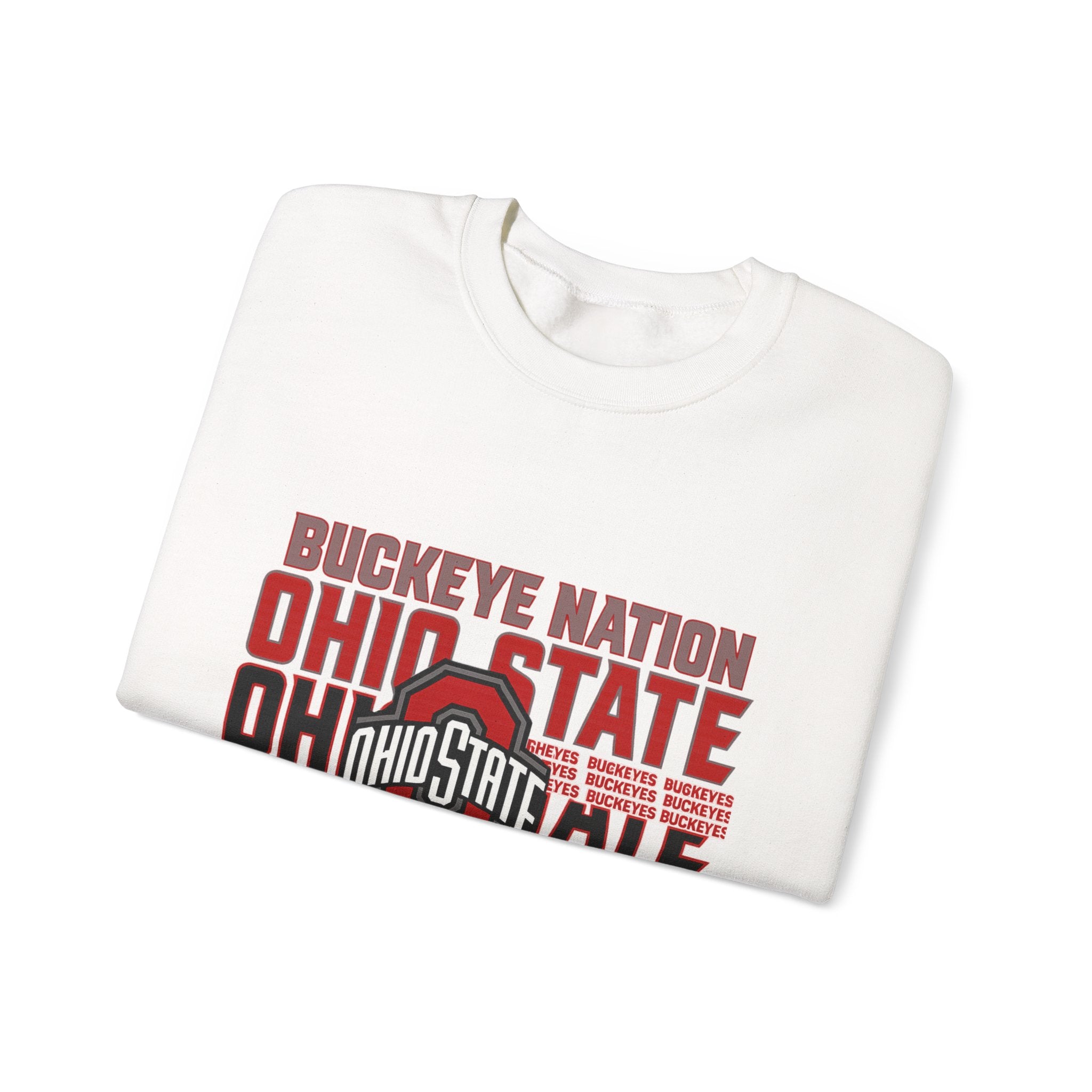 Ohio State Buckeyes Crewneck Sweatshirt – Buckeye Nation National Champions Design